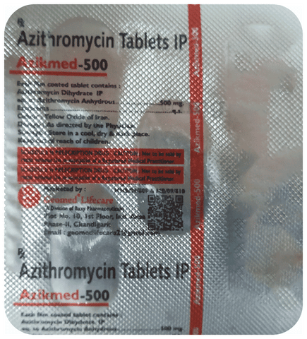 Azikmed 500 Tablet image