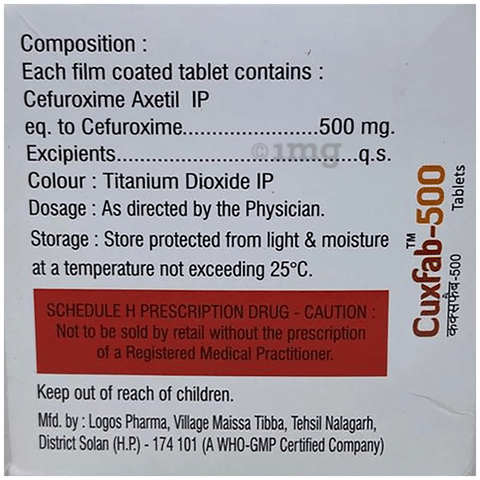 Cuxfab 500 Tablet image