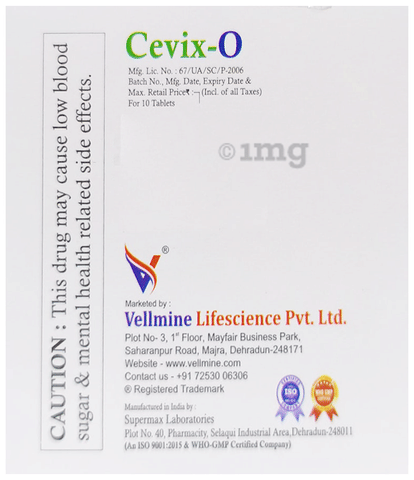 Cevix-O Tablet image