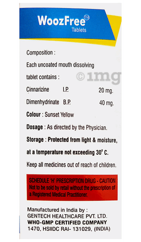 Woozfree Tablet MD image