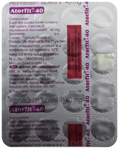 atorFIT 40 Tablet image