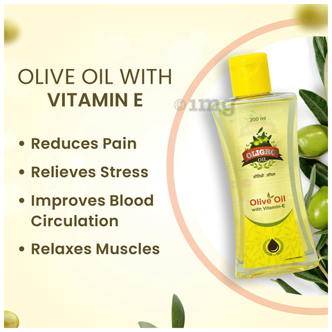 Oligro Olive Oil with Vitamin-E: Buy bottle of 200 ml Oil at best price in  India | 1mg