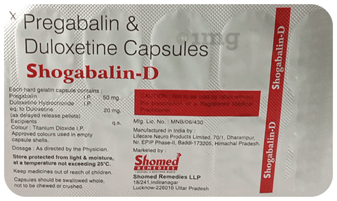 Shogabalin-D Capsule DR image Shogabalin-D Capsule DR image