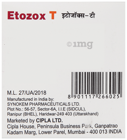 Etozox T Tablet image