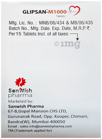 Glipsan-M 1000 Tablet image