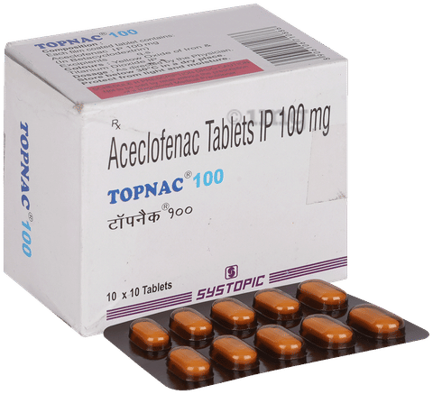 Topnac 100mg Tablet image