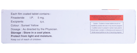 Finabald 5mg Tablet image