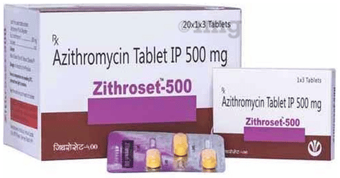 Zithroset 500 Tablet image