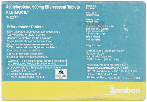 फ्लिमुसिल एफ्फ 600mg टैबलेट image