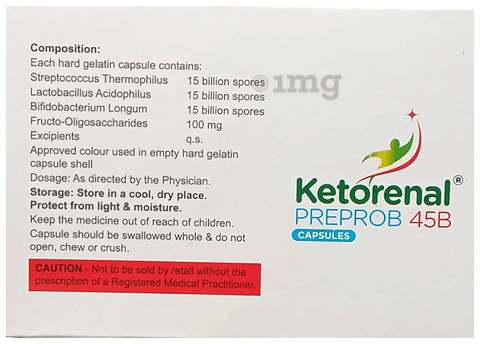 Ketorenal Preprob 45K Capsule image