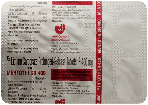 Mentothi SR 400 Tablet image