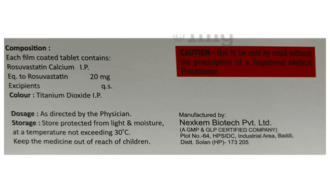 Kiyaros 20 Tablet image