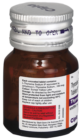 Thyrocip 100 Tablet image