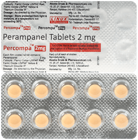 Percompa 2mg Tablet image