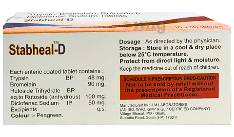 Stabheal-D Tablet image