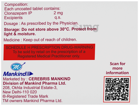 Rivotril 2mg Tablet image Rivotril 2mg Tablet image
