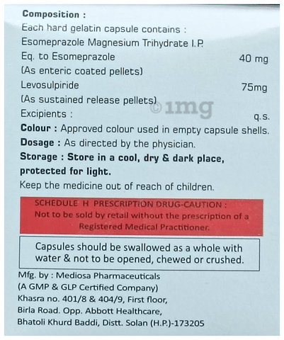 Esmosin-L Capsule SR image Esmosin-L Capsule SR image