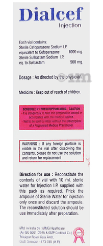 Dialcef Injection image Dialcef Injection image