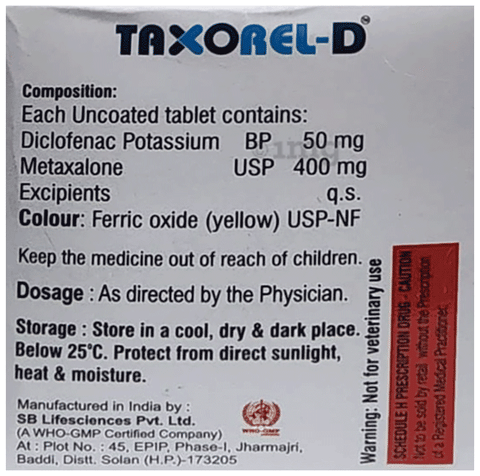 Taxorel-D Tablet image Taxorel-D Tablet image