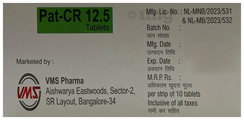 Pat-CR 12.5 Tablet