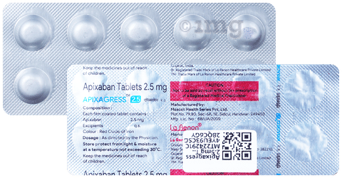 Apixagress 2.5mg Tablet image Apixagress 2.5mg Tablet image