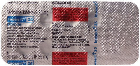 Inosert 25 Tablet image