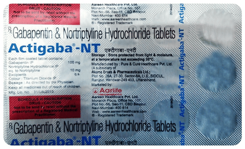 Actigaba NT 100mg/10mg Tablet image Actigaba NT 100mg/10mg Tablet image