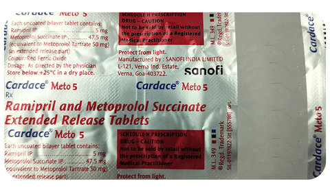 Cardace Meto 5 Tablet ER image