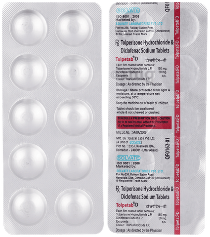 Tolpetab-D 150mg/50mg Tablet