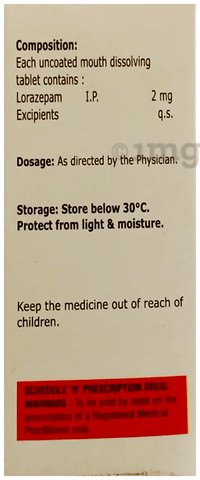 Lorapam 2mg Tablet MD image