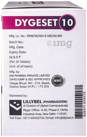 Dygeset 10 Tablet image Dygeset 10 Tablet image