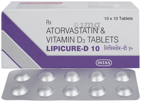 Lipicure-D 10 Tablet image