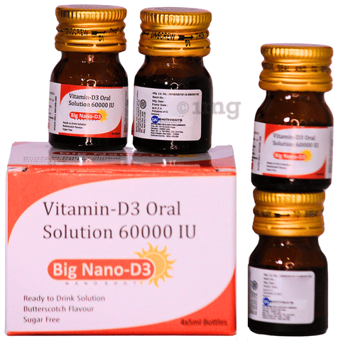 Buy Big Nano-D3 with Cholecalciferol 60000 IU | Ready to Drink