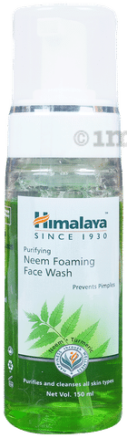 Himalaya foaming face wash discount