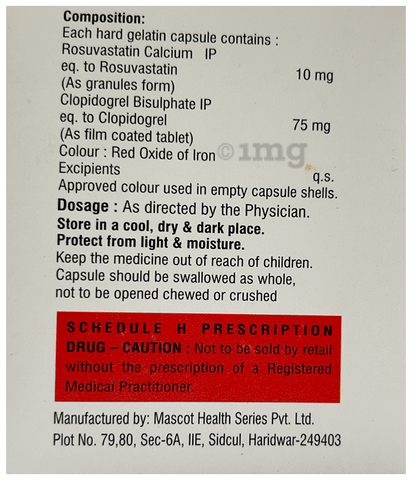 Rozalcea-CV 10 Capsule image Rozalcea-CV 10 Capsule image