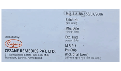Tadazane 10 Tablet image