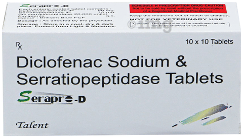 Serapro D 50 mg/10 mg Tablet image Serapro D 50 mg/10 mg Tablet image