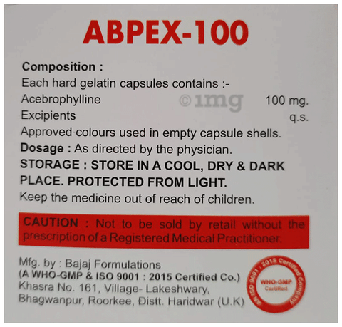 Abpex 100 Capsule image