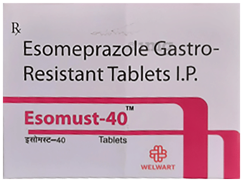 Esomust 40 Tablet image