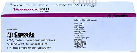 Vonoroc 20 Tablet image Vonoroc 20 Tablet image