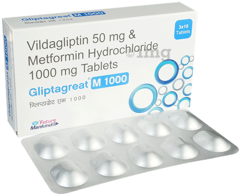 Gliptagreat M 1000 Tablet