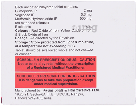 Switglim-MV 2/0.3 Tablet ER image