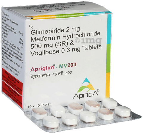 Apriglim-MV 203 Tablet SR image