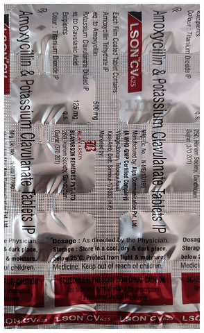 Lson CV 625 Tablet