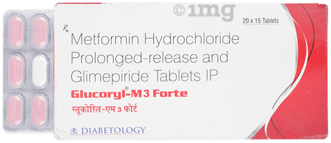 Glucoryl-M 3 Forte Tablet PR image Glucoryl-M 3 Forte Tablet PR image