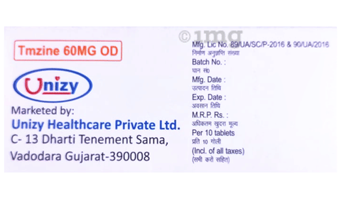 Tmzine 60MG OD Tablet image
