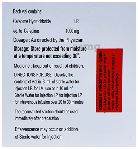 Cefpime Injection