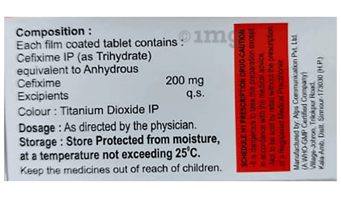 Cifimag 200mg Tablet DT image