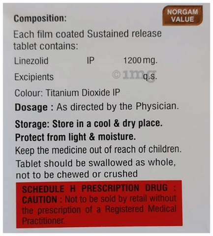 Lidbac 1200mg Tablet SR image Lidbac 1200mg Tablet SR image