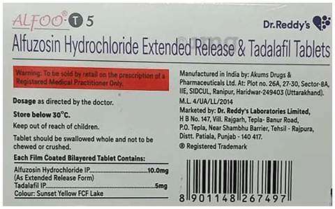alfoo- T Tablet ER image alfoo- T Tablet ER image